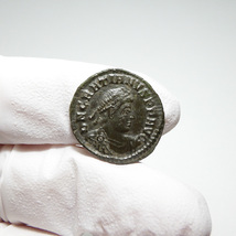 【古代ローマコイン】Gratian（グラティアヌス）クリーニング済 ブロンズコイン 銅貨 フォリス(6gZYVpzCzi)_画像2
