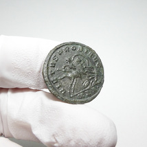 【古代ローマコイン】Probus（プロブス）クリーニング済 ブロンズコイン 銅貨 アントニニアヌス(QnnEKEjgcj)_画像7