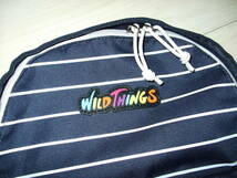 処分！￥100～新品WILDTHINGS ワイルドシングス/キッズ小さめレディース リュック WT-380-0200 ネイビー　￥4900_画像2