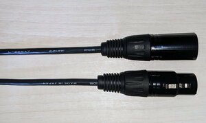 XLR( Canon ) cable 1m CANARE ( Canare )L-2E5AT cable specification 