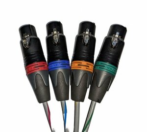 4 core 4ch. electromagnetic shield multi microphone cable Canare (CANARE) made L-4E4-4AT grey (15m)