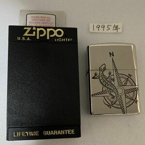 ZIPPO Marlboro ADVENTURE TEAM リザード&コンパス　未使用　極美品　箱付き　1995年製