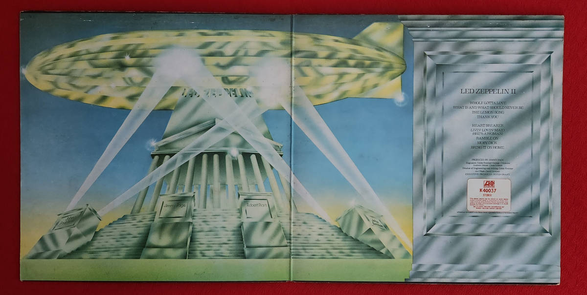 極美! UK Original 初回ATLANTIC 588198 LED ZEPPELIN II | JChere雅虎