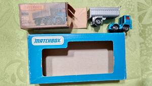 В то время, сделанная в британском Lesney 1980 Matchbox 30 Streadleed Truck Truck Leyland Box Outter Box (терминал аэропорта Наха)