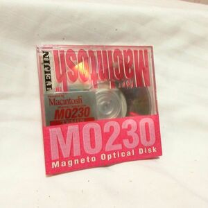 新品 未使用 MO ディスク マッキントッシュ Macintosh 光磁気ディスク magneto-optical disk 未開封/B9