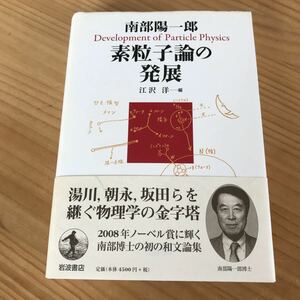 素粒子論の発展　南部陽一郎　江沢洋編　岩波書店　中古　送料無料