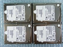 1OQK // 4個セット TOSHIBA AL14SEB120N 1.2TB 2.5インチ SAS HDD 10K(10000)rpm 12Gb 15mm /A3C40191269// Fujitsu RX2530 M2 取外//在庫5_画像7