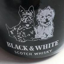 昭和レトロ　ブラック&ホワイト　Black&White　WHISKY SCOTCH　陶器　灰皿　スコッチ_画像5