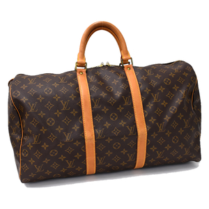 1点限定 ルイヴィトン キーポル50 ボストンバッグ 旅行鞄 M41426 モノグラム ブラウン LOUIS VUITTON Keepall 50