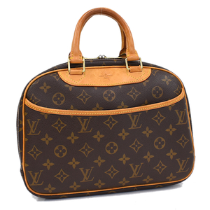 1点限定 ルイヴィトン トゥルーヴィル ハンドバッグ M42228 モノグラム ブラウン LOUIS VUITTON Trouville