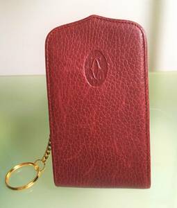 ◆Cartier カルティエ◆マストライン◆レザー◆シガレットケース◆ボルドー◆ゴールド金具◆タバコケース◆小物入れ◆