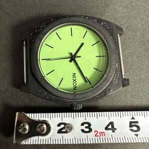 ★コレクター必見！！ NIXON MINIMAL THE TIME TELLER P ニクソン ビンテージ クオーツ 腕時計 ブラック ベルト無し 時計 部品 Tu082911の画像9