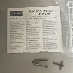 MONOGRAM モノグラム プラモデル 1/24 INDY CAR MAC TOOLS LOLA ※ジャンク品の画像4