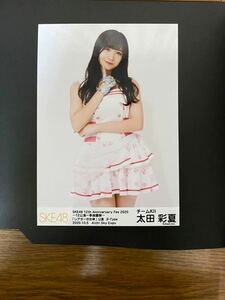 SKE48 太田彩夏 写真 12th Anniversary Fes 2020 シアターの女神 B-Type 1種 やや汚れ有り