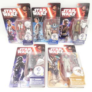 STAR WARS フォースの覚醒 ベーシックフィギュア5セット/未開封/ポーダメロン/レイ/タイファイターパイロット/ズヴィオ/レジスタンス/12195