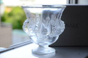 LALIQUE ラリック ダンピエール 花瓶 フラワーベース フランス製 箱付き