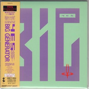 紙ジャケ YES / BIG GENERATOR（国内盤CD）