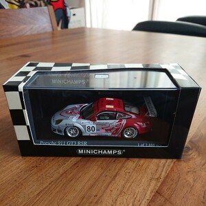 ミニチャンプス MINICHAMPS 400 056480 1/43 PORSCHE 911 GT3 RSR Flying Lizard 24h Le Mans 2005 ポルシェ ルマン