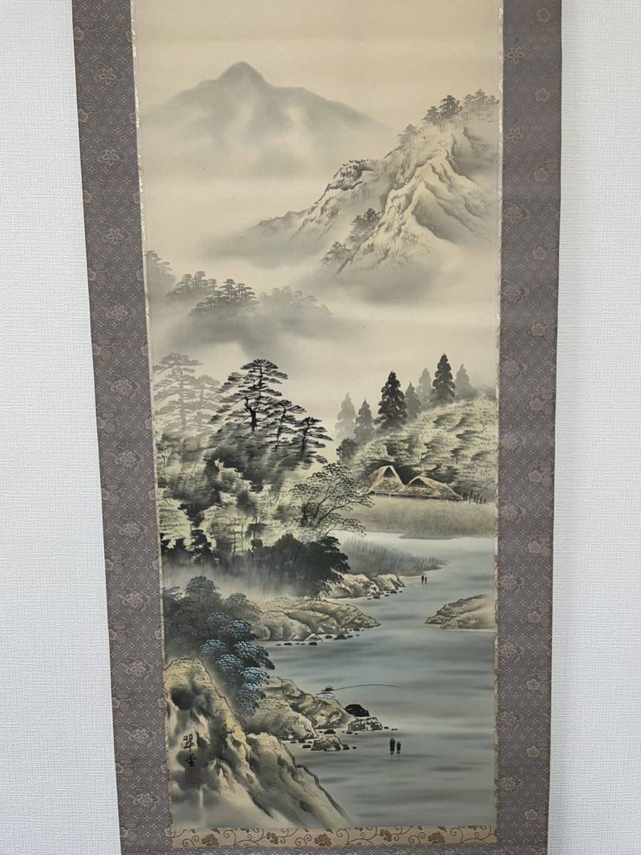 2023年最新】ヤフオク! -彩色山水(掛軸)の中古品・新品・未使用品一覧