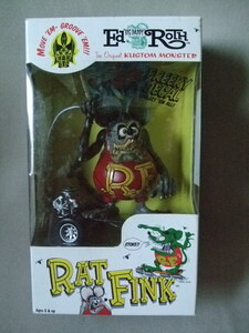 RAT FINK ラットフィンク / Ed Roth (BIG DADDY )/ スケートボード人形 / Moon eyes 99 / 未開封品 / 箱に傷み / カリフォルニア