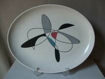 1950s Vintage Metlox California / Poppytrail / Freeform / OVAL DISH 大楕円皿 ミッドセンチュリーモダン 米国製 カリフォルニア_画像3