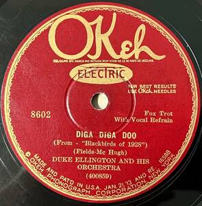 DUKE ELLINGTON w BUBBER MILEY OKEH Diga Diga Doo/ Doin’ The New Low Down