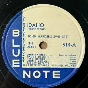 THE JOHN HARDEE SWINGTET BLUE NOTE Idaho/ Hardee’s Partee 