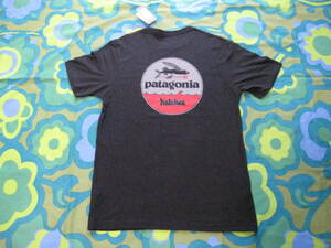 新品 タグ付 2018年 ハワイ限定 patagonia パタゴニア ハレイワ 半袖Tシャツ メンズXS ブラック オーガニックコットン キャンプ アウトドア