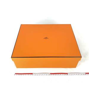 HERMES エルメス 空箱 080 BOX 35×28×11cm バーキン ケリー ボックス ケース 空き箱 保存箱 バッグ 鞄オレンジ