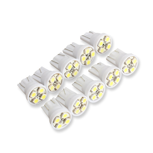 送料無料　匿名１０個セット　LED　T10/４SMD　ホワイト