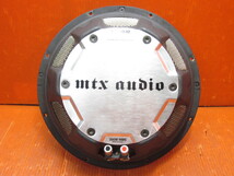 【S】MTX AUDIO 25cm(10インチ) 2ΩSVC サブウーファー MTX-TT6510-02 簡易卓上音出し確認済み 中古品_画像3