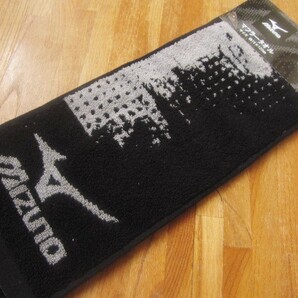 *送料無料*新品*ミズノ*マフラータオル*ブラック×グレー*MIZUNO*