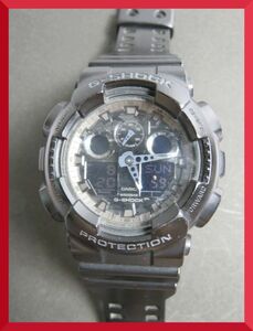 カシオ CASIO G-SHOCK デジアナ GA-100CF 男性用 メンズ 腕時計 V560 稼働品