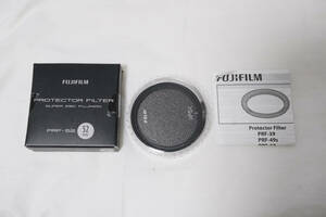 【美品】 FUJIFILM XFレンズ用プロテクトフィルター PRF-52　52mm
