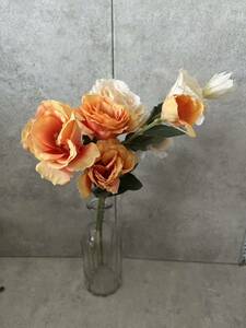  artificial flower Texas bluebell orange champagne set 