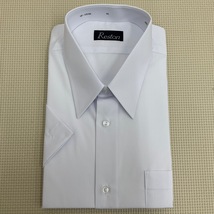 (新品) スクールシャツ ◆半袖◆サイズ40◆Reston◆ホワイト◆白◆夏用◆夏服◆制服◆学生服◆男子学生◆中学生◆中学校◆高校生◆高校◆_画像1