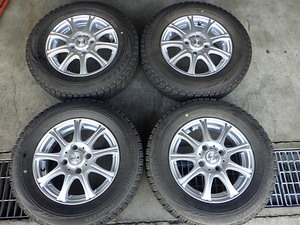 2210-228　weds JOKER　アルミホイール＆スタッドレスタイヤ　145/80R13　2019-20年　4本セット