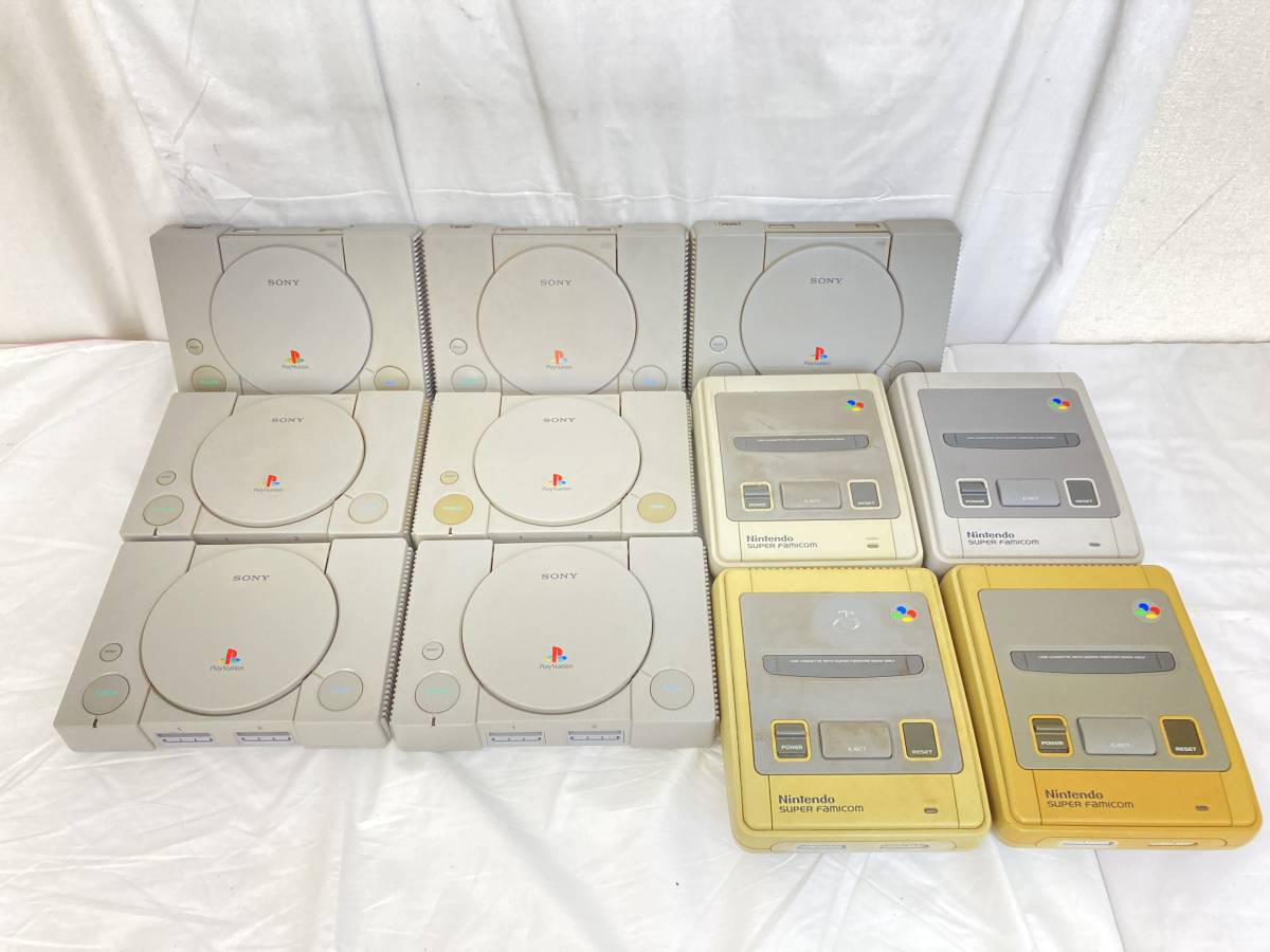 IE52】(O) ゲーム機 本体 大量 まとめ売り セガサターン プレステ1