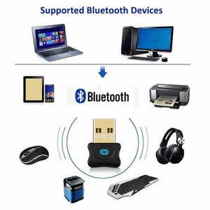 USBワイヤレスBluetooth5.0 ミニトランスミッター オーディオ ワイヤレスアダプター Bluetooth USB DONGLE avs