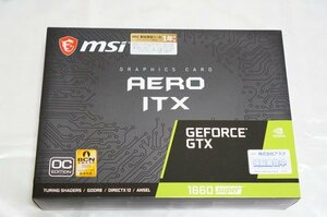 MSI GEFORCE GTX 1660 Super AERO ITX OC 6GB GDDR6 / NVIDIA グラフィックボード GRAPHICS CARD