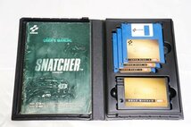 MSX2 スナッチャー SNATCHER / 3.5インチFD + サウンドカートリッジ SOUND CARTRIDGE / CYBERPUNK ADVENTURE / 小島秀夫 KONAMI コナミ_画像4