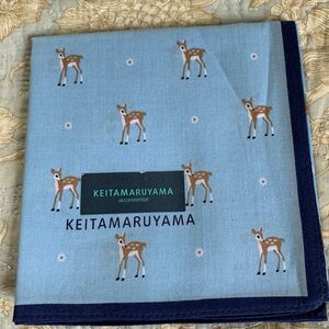 ケイタマルヤマ KEITA MARUYAMA ハンカチ 動物柄 鹿 未使用