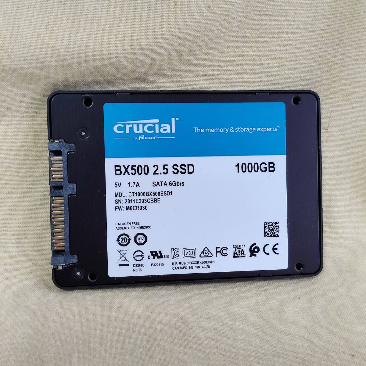 2023年最新】ヤフオク! -ssd crucial 1tbの中古品・新品・未使用品一覧