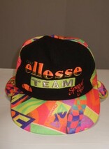 エレッセ 帽子 スキー キャップ　耳当て付き　Ellesse　スピードスキー　チーム　_画像1