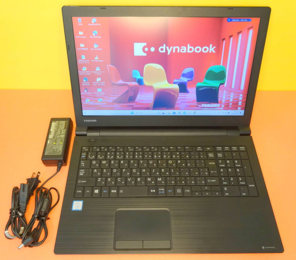 東芝dynabook B65/J Core i3-8130u メモリー8G HDD500G DVD-ROM Wifi