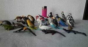 ★ミニチュア　フィギュア　動物　鳥　アニマル　バード等２３体　コレクションに　保管品　