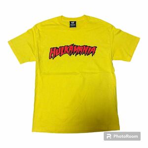 新古品 00s WWE ハルクホーガン HULKAMANIA Tシャツ L