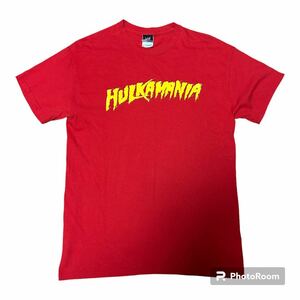 中古 WWE アメリカンプロレス ハルクホーガン HULKAMANIA Tシャツ M
