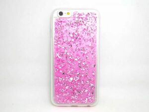 iPhone 6/6S ラメ キラキラ ソフトケース カバー TPU ピンク