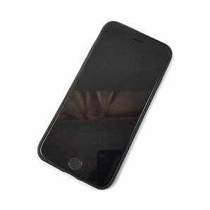 iPhone 7/8 レザー風 シンプル ソフトカバー ケース 薄型 シンプル TPU ブラックの画像2